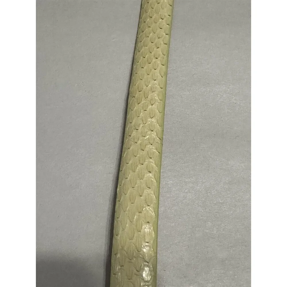 DKNY Womens Belt Snakeskin Skinny Beige Yellow Large